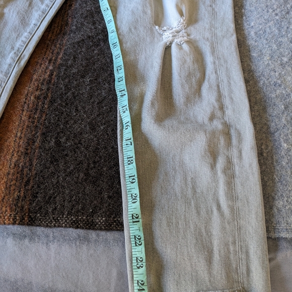 AG Adriano Goldschmied Gray distressed crop - Picture 8 of 8